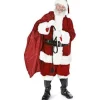 Life Size Santa With Sack Cardboard Cutout - 180Cm X 95Cm