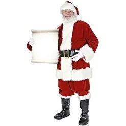 Life Size Santa With Small Sign Cardboard Cutout - 180Cm X 95Cm