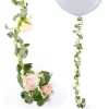 Light Pink Rose Garland - 1.75M