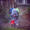 Lights Up Clown Head Stake - 83Cm