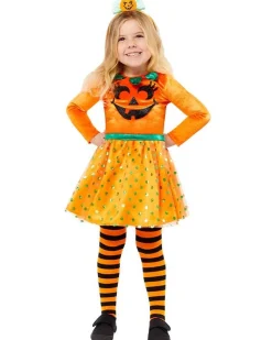 Lil Cute Pumpkin Dress - Childs Costume