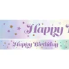 Lilac Happy Birthday Paper Banners - 1M (3Pk)