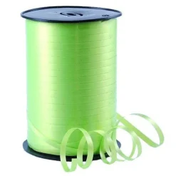 Lime Green Curling Balloon Ribbon - 500M