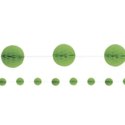 Lime Green Honeycomb Garland Decoration - 2.1M