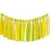 Lime Green, Yellow, & Light Yellow Plastic Fringe Photo Backdrop Kit