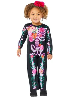 Little Floral Skeleton - Baby And Toddler Costume