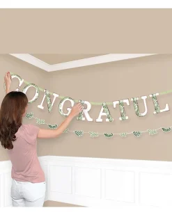 Love & Leaves Jumbo Letter Banner - 3.5M