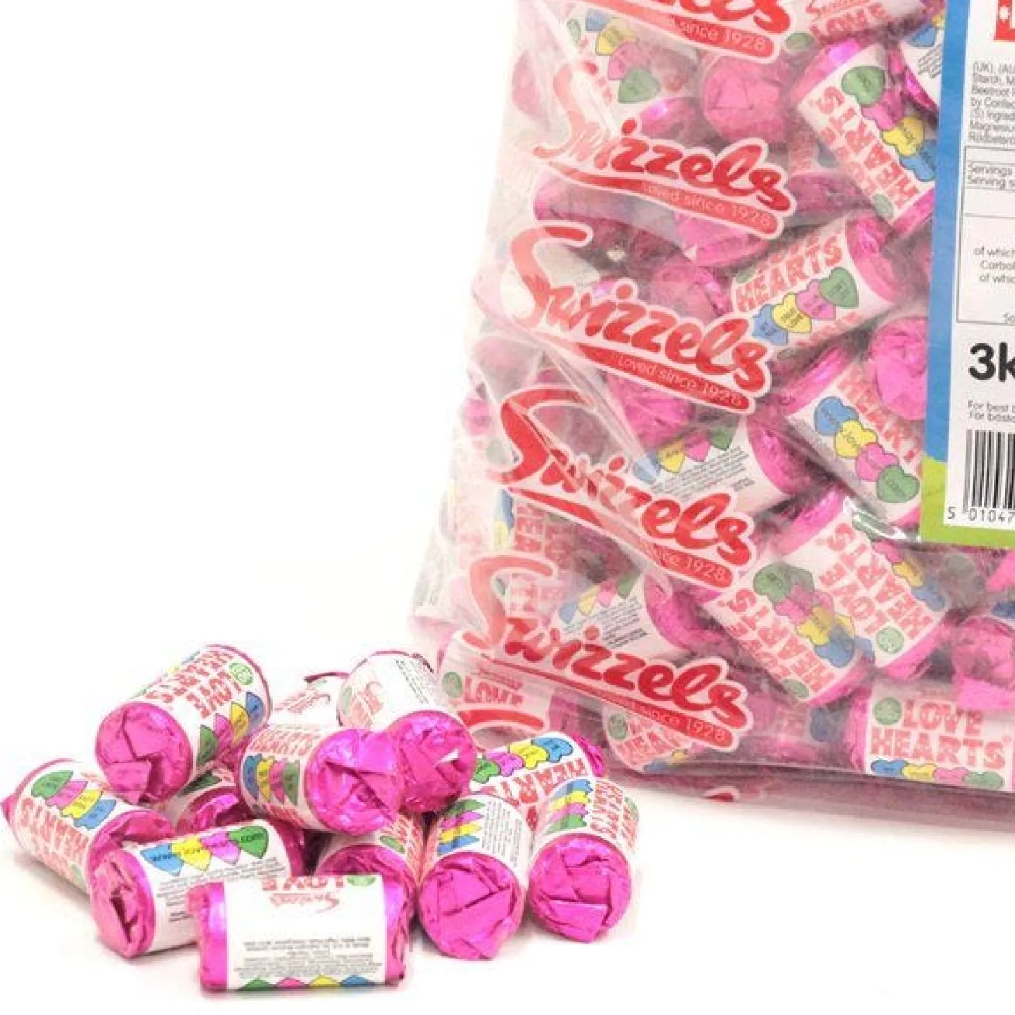 Love Hearts Mini Rolls - 3Kg