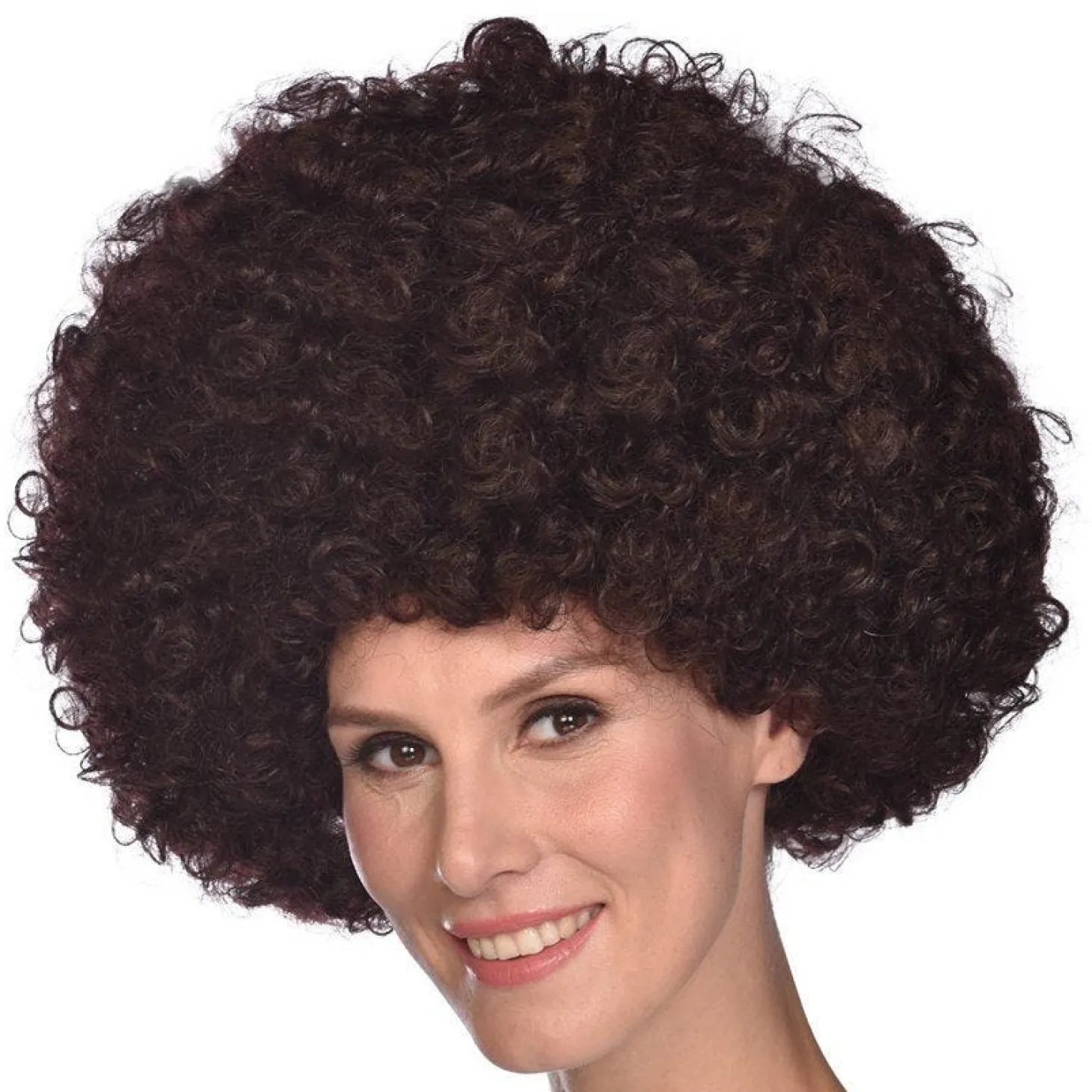 Mega Disco Brown Afro Wig