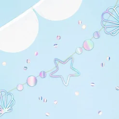 Mermaid Iridescent Shell Garland - 1.65M