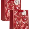 Merry & Bright Mixed Gift Bags (2Pk)