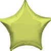 Metallic Lime Green Star Balloon - 19" Foil