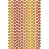 Metallic Pumpkin Door Curtain