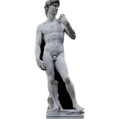 Michelangelo's David Statue Cardboard Cutout - 186Cm X 74Cm