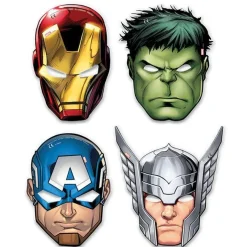 Mighty Avengers Masks (6Pk)