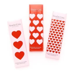 Milk Chocolate Heart 3 Mini Bars Strip - 54G (3Pk)