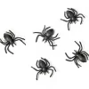Mini Plastic Spiders - 3Cm (10Pk)