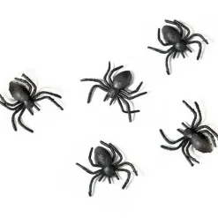Mini Plastic Spiders - 3Cm (10Pk)