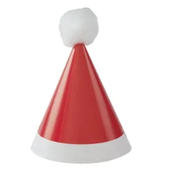 Mini Pom Pom Santa Party Hats (8Pk)
