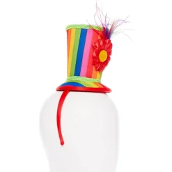Mini Rainbow Top Hat Headband