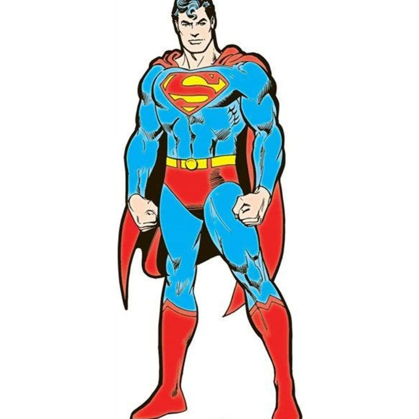Mini Superman Cardboard Cutout - 92Cm X 35Cm