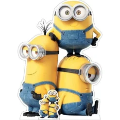 Minions 2 Kevin Bob And Stuart Medium Cardboard Cutout - 131Cm