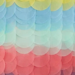 Mix It Up Brights Tissue Paper Disc Backdrop