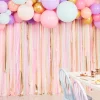 Mix It Up Pastel Streamer & Balloon Garland Backdrop Kit - 75 Balloons