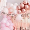 Mix It Up 'Twenty One' Rose Gold Paper Banner - 1.7M