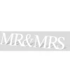 Mr & Mrs Sign Cardboard Cutout - 193Cm X 33Cm