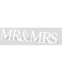 Mr & Mrs Sign Cardboard Cutout - 193Cm X 33Cm