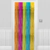 Multi Coloured Bright Foil Curtain - 2.4M