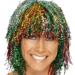 Multi Tinsel Wig