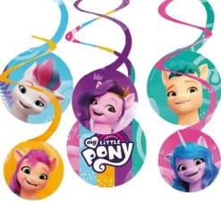 My Little Pony Swirl Decorations (6Pk)