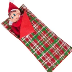 Naughty Elf Patterned Sleeping Bag