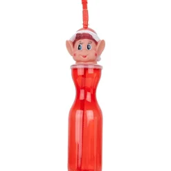 Naughty Elf Plastic Drinking Bottle - 450Ml