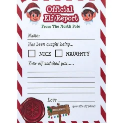 Naughty Elf Report Cards (25Pk)