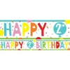 2Nd Birthday Paper Banners - 1M (3Pk)