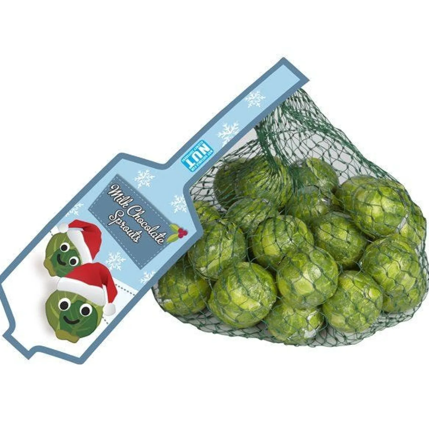 Net Of Solid Milk Chocolate Brussels Sprouts - 75G