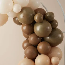 Nude And Brown Balloon Arch Kit - 70 Balloons