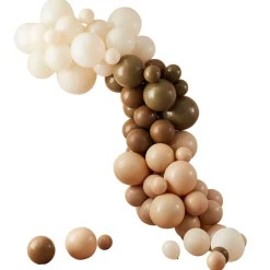 Nude And Brown Balloon Arch Kit - 70 Balloons