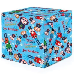 Nutcracker Christmas Personalised Wrapping Paper - 62 X 100Cm Sheet