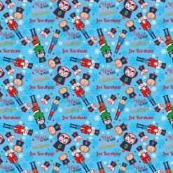 Nutcracker Christmas Personalised Wrapping Paper - 62 X 100Cm Sheet