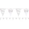 On Your Christening Pink Paper Bunting - 3.7M