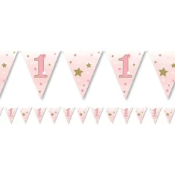 One Little Star Girl Paper Bunting