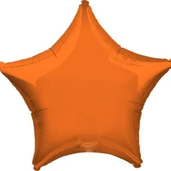 Orange Star Balloon - 19" Foil