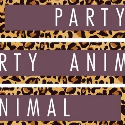 Party Animal Paper Banner - 1M (3Pk)