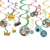 Party Town Swirl Decorations (12Pk)