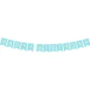 Pastel Blue & Gold Happy Birthday Banner - 1.7M