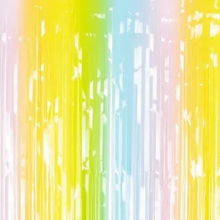 Pastel Rainbow Backdrop Curtain - 1.9M X 1M